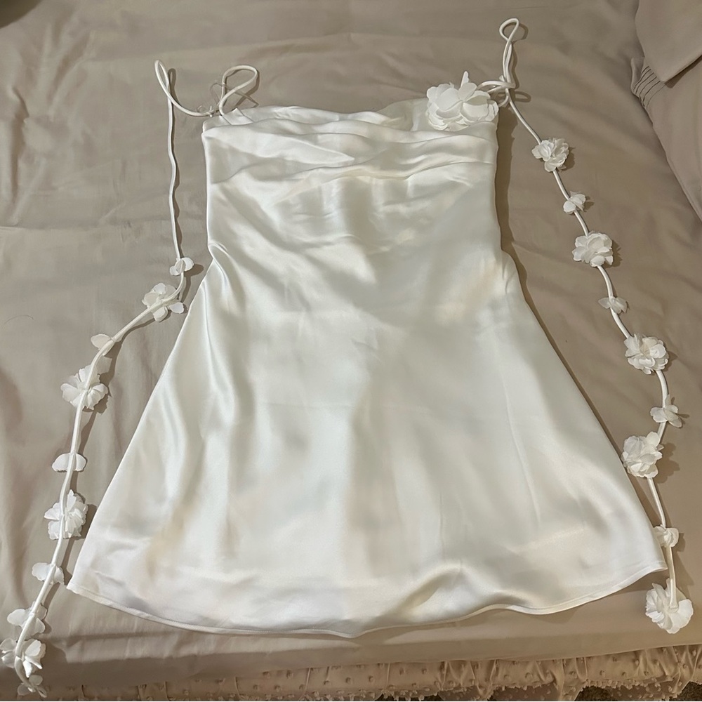 Meshki Otillie Rose Halter Mini Dress - Picture 6 of 8
